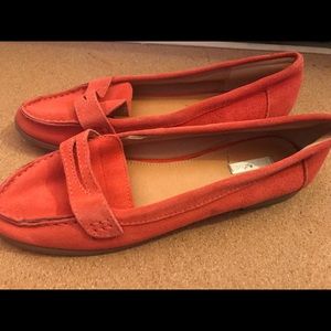 Urban outfitters orange red loafer